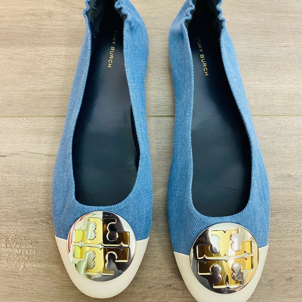 Brand new Tory Burch CAP-TOE BALLET flats size 10 no box - Picture 4 of 11